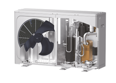 Centrometal HP-Cm Monoblock EH 10 kW - R290 levegő-víz hőszivattyú (230V / A+++)
