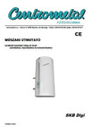Centrometal SKB-Digi 80 függőleges kialakítású INOX indirekt használati melegvíz tároló (balos)