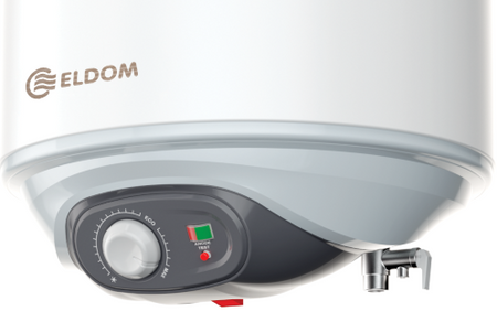 ELDOM Eureka DA-30 - csökkentett szervizigényű elektromos vízmelegítő (30 liter / 1,6 kW / 387 mm Ø)