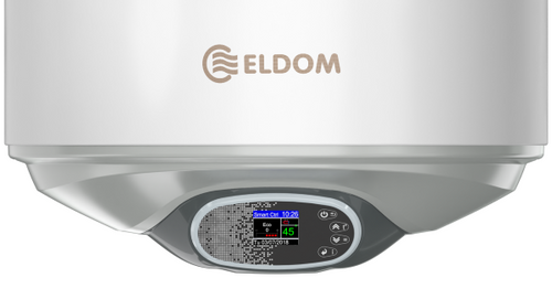 ELDOM Eureka SD-50 Smart WiFi - csökkentett szervizigényű elektromos vízmelegítő (50 liter / 1,6 kW / 387 mm Ø)