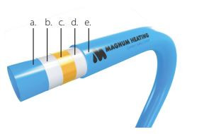MAGNUM Tube PE-RT 5 rétegű padlófűtés cső 16x2 mm (600 m)