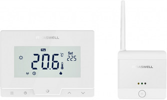 SASWELL T19 RF-WIFI programozható vezeték nélküli szobatermosztát fűtéshez (iOS / Android)