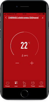THERMEX FRAME 1500 EW elektromos fűtőpanel WiFi vezérléssel (1500 Watt)