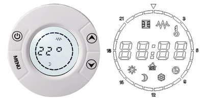 WENTOREX Tolla Electric 900 Watt elektromos törölközőszárító radiátor (fehér - 500 mm)