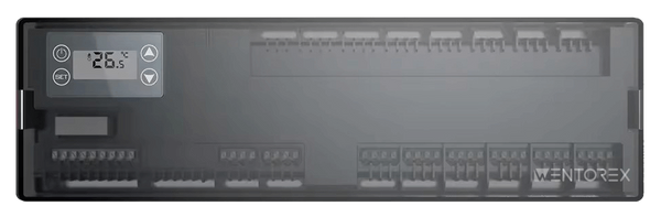WENTOREX Control CCB-1 RF vezeték nélküli központi vezérlőegység max. 8 fűtőkörhöz / fekete