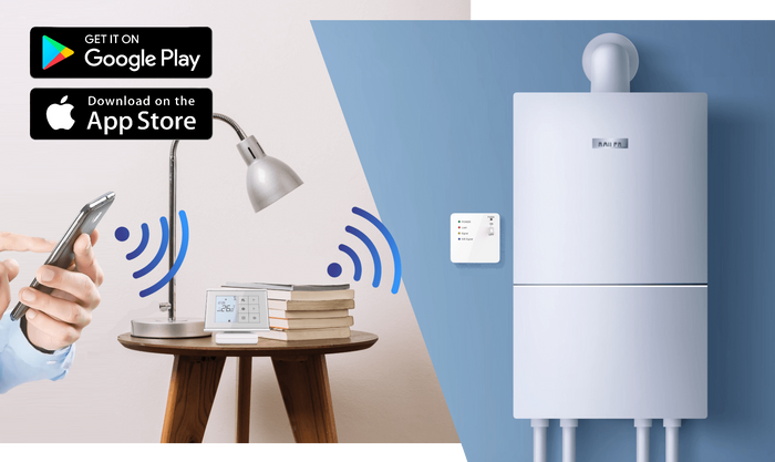 WENTOREX Control CW-4 RF WiFi programozható vezeték nélküli szobatermosztát fűtéshez (3A)