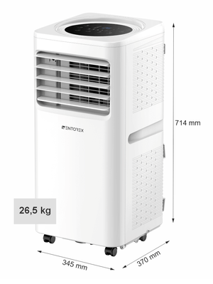 WENTOREX Florida 12 Mobil hűtő-fűtő mobil klíma, fehér (R290 / 3,5 kW / 230V)