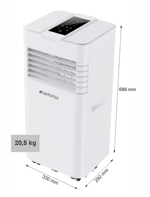 WENTOREX Florida 7 Mobil hűtő-fűtő mobil klíma, fehér (R290 / 2,05 kW / 230V)