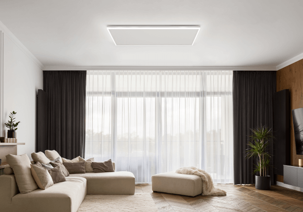 WENTOREX IRPC Top 400 WiFi mennyezeti infrapanel LED világítással, fali termosztáttal (370/30 Watt)