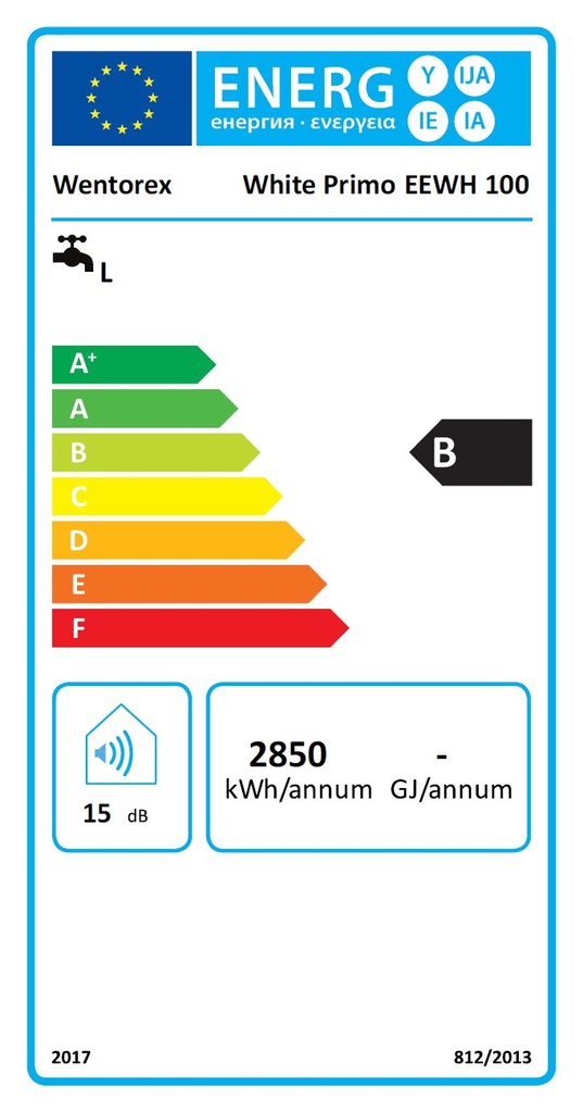 Wentorex White Primo EEWH 100 elektromos vízmelegítő (100 li 5