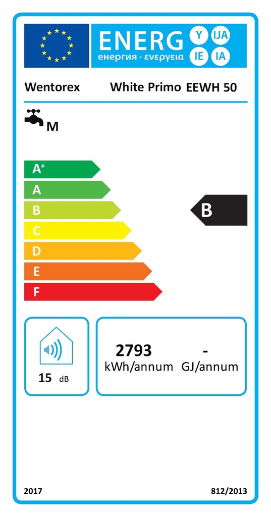 Wentorex White Primo EEWH 50 elektromos vízmelegítő (50 lite 5