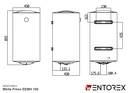 Wentorex White Primo EEWH 100 elektromos vízmelegítő (100 li 6