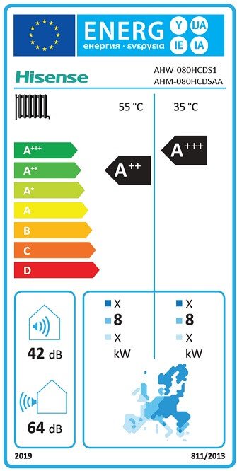 Hisense Hi-Therma 8 kW 1 fázisú hőszivattyú szett 2