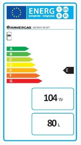 Immergas UB 80 ErP Használati melegvíz tároló 2
