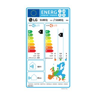 LG S18EQ Silence oldalfali split klíma csomag 5,3 kW 3