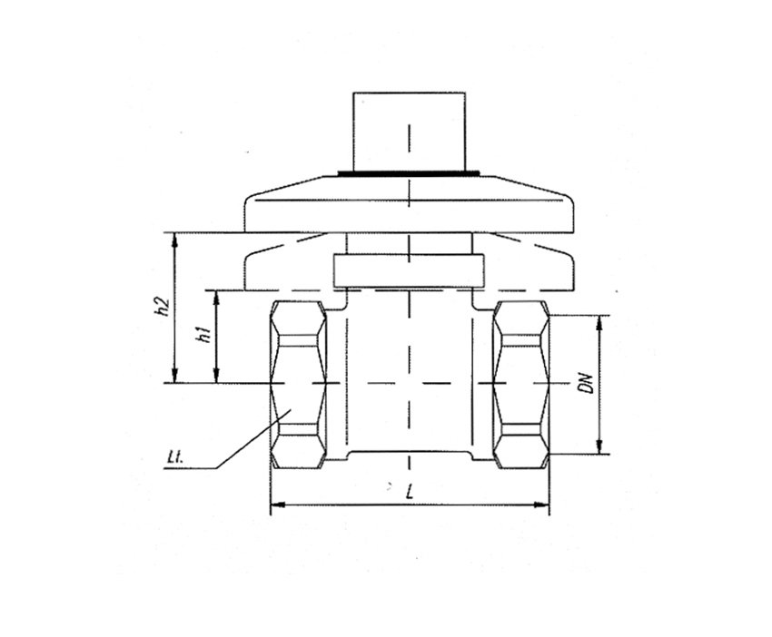 Mofém Csempeszelep 3/4” piros 2