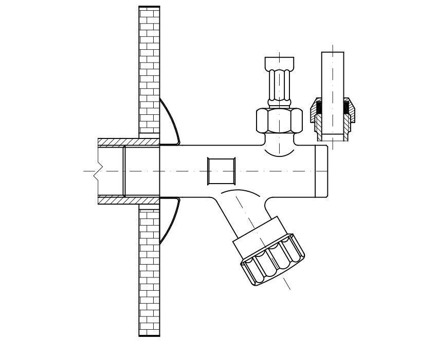 Mofém Sarokszelep 1/2"-3/8" szűrős 2