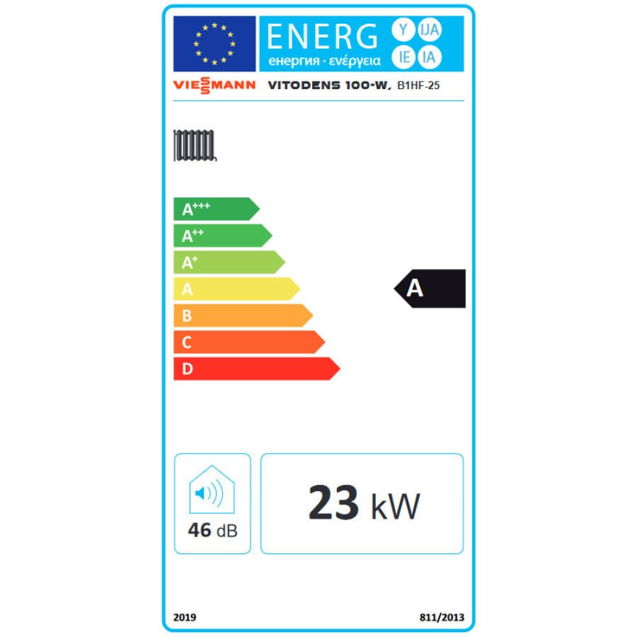 Viessmann Vitodens 100-W B1HF 25 kW Fűtő fali kondenzációs g 2