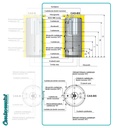 Centrometal CAS-BS 503 fűtési puffer tartály hőszigeteléssel 5