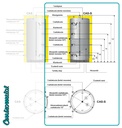 Centrometal CAS-S 503 fűtési puffer tartály hőszigeteléssel  5