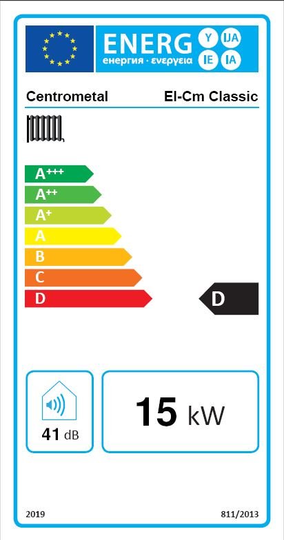 Centrometal El-Cm Classic 15 kW elektromos kazán központi fű 12