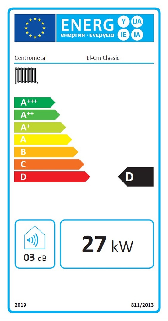 Centrometal El-Cm Classic 27 kW elektromos kazán központi fű 2