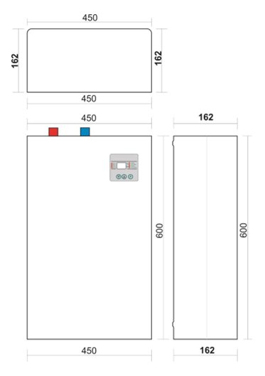 Centrometal El-Cm eBasic Szett 18 kW elektromos kazán közpon 13