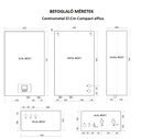 Centrometal El-Cm ePlus 12 kW fali elektromos kazán központi 8