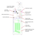 Centrometal HP-Cm Split Tower EH 6 kW levegő-víz hőszivattyú 14