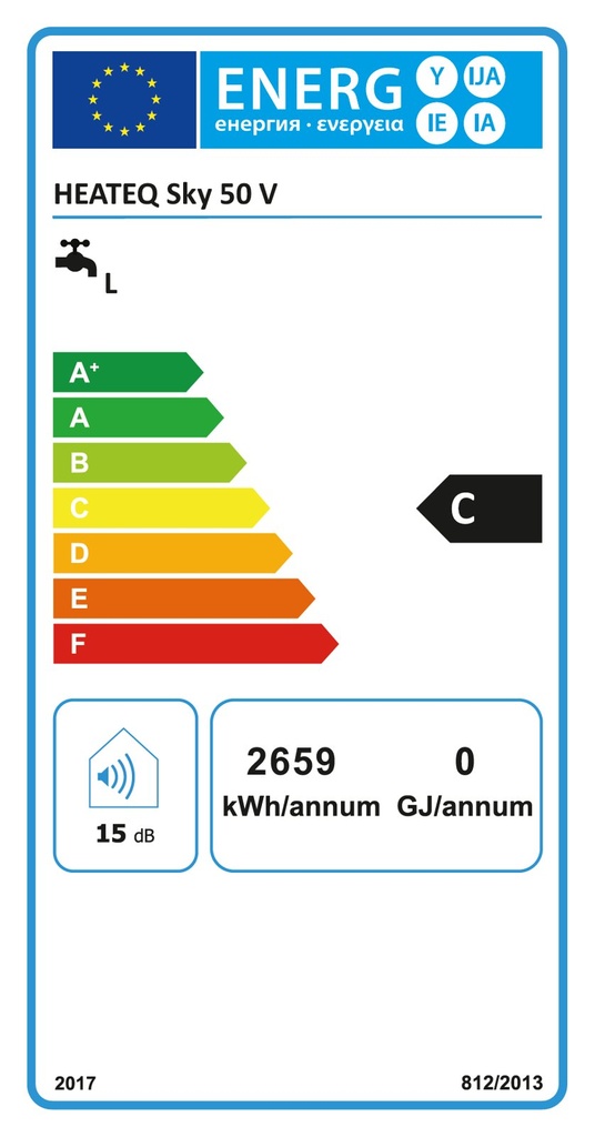 HEATEQ SKY 30 / 50 V elektromos vízmelegítő - 5+5 db csomaga 3