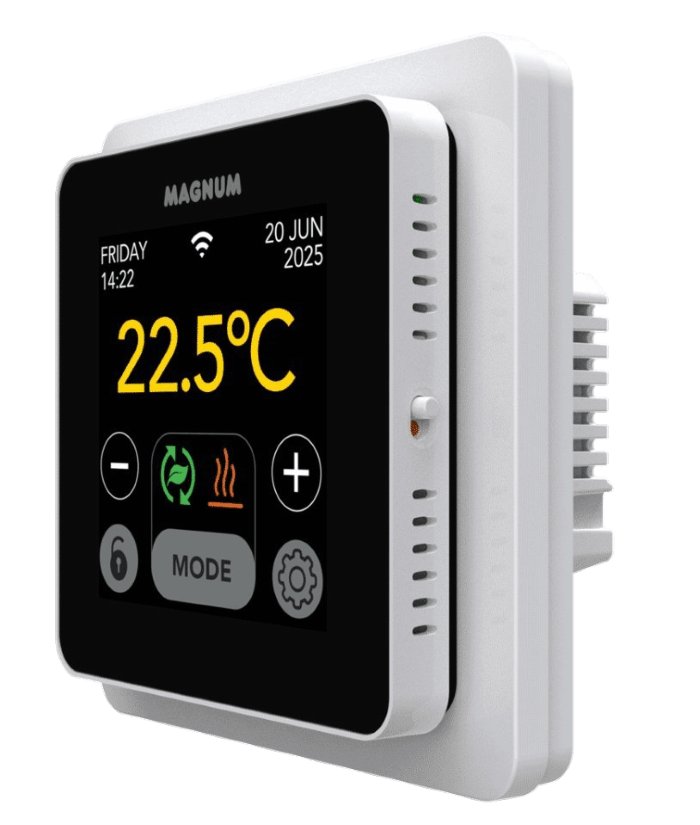 MAGNUM MRC-2 Smart WiFi érintőképernyős termosztát szoba- és 4