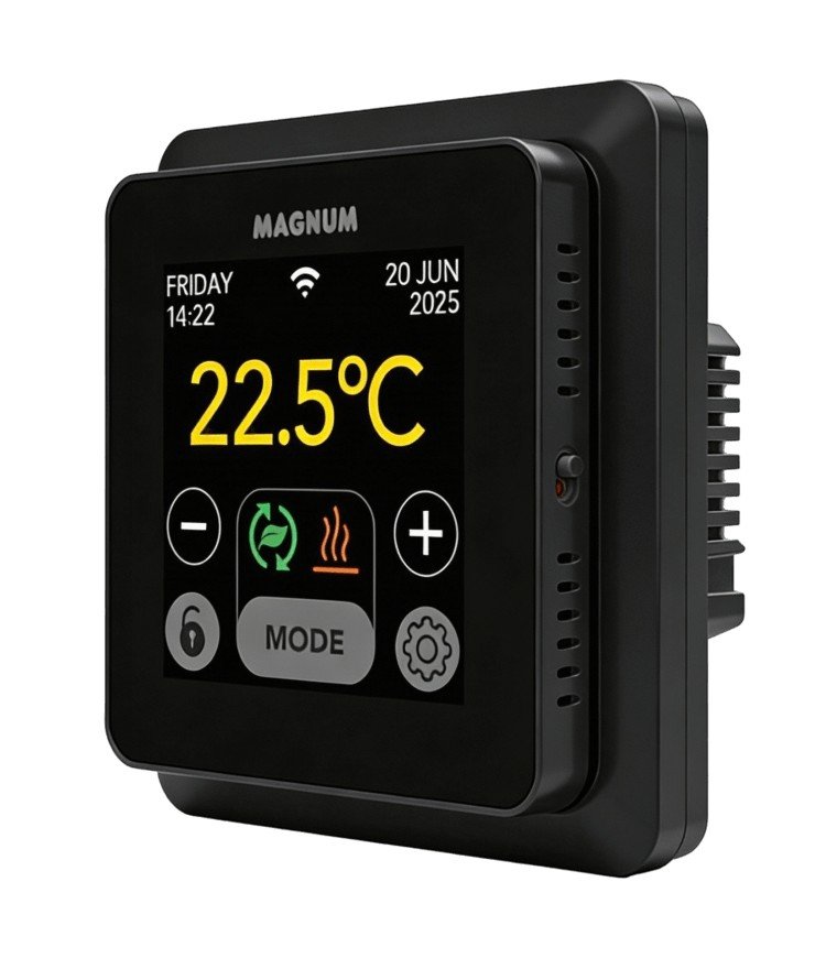 MAGNUM MRC-2 Smart WiFi érintőképernyős termosztát szoba- és 4