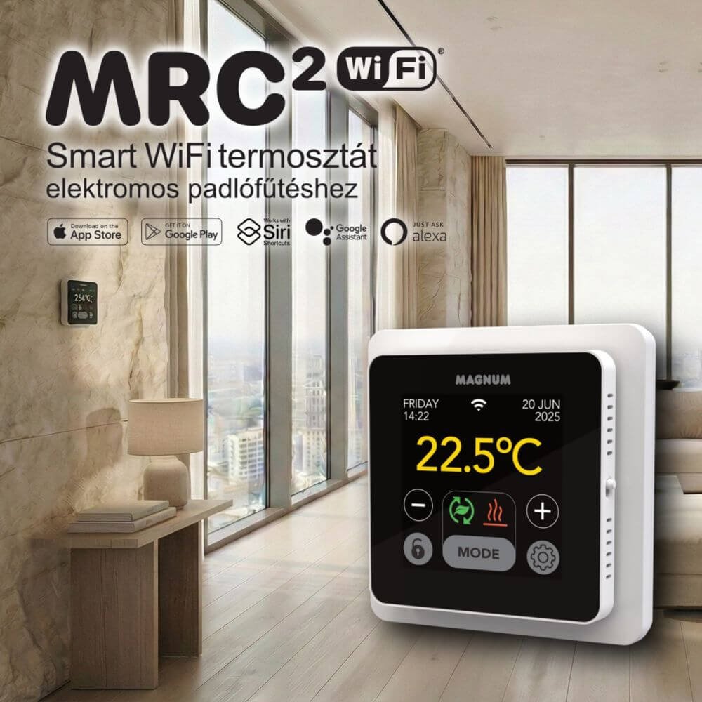 Magnum Mat elektromos fűtőszőnyeg 2 m2 / 300 Watt + érintőké 2