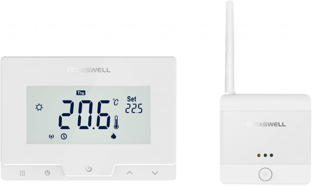 SASWELL T19 RF-WIFI programozható vezeték nélküli szobatermo 2