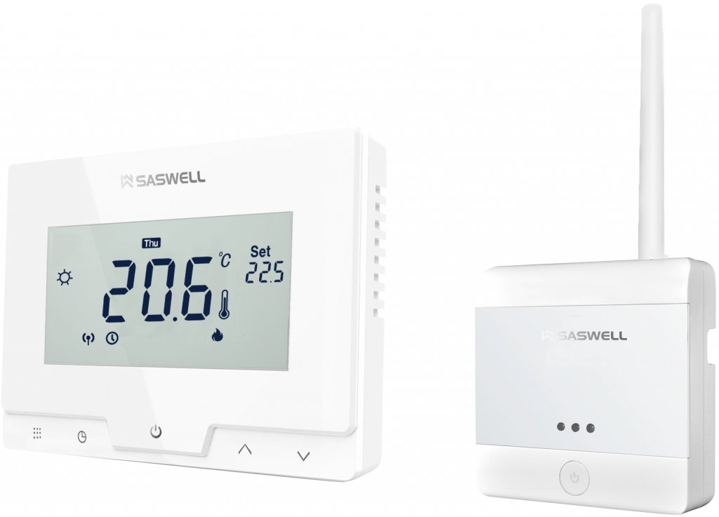 SASWELL T19 RF-WIFI programozható vezeték nélküli szobatermo 4