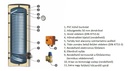 SUNSYSTEM SWP NL 400 indirekt használati meleg víz tartály h 5