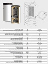 SUNSYSTEM SWPH 250/60 kombinált használati meleg víz és puff 4