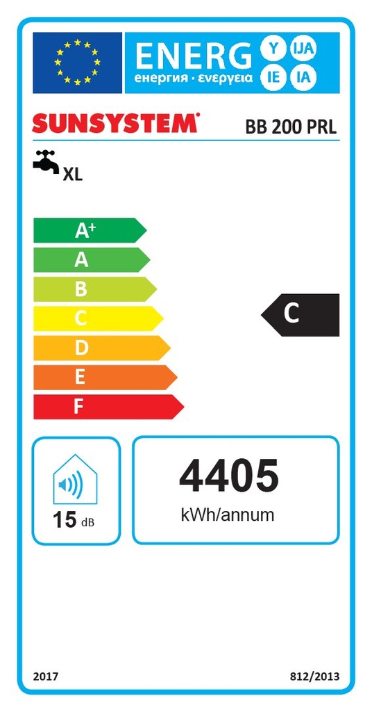 Sunsystem BB V/S2 R 200 fali álló indirekt HMV tartály 2 pár 3