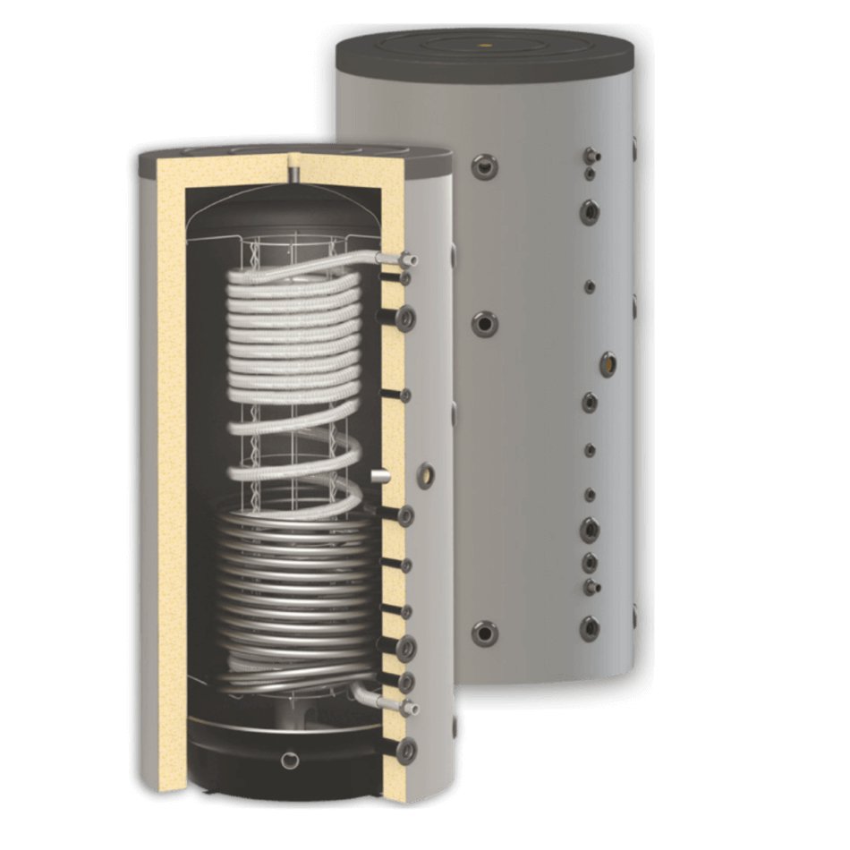 Sunsystem HYG B R1 1500 fűtési puffer tartály 1 db hőcserélő 2
