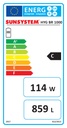 Sunsystem HYG B R1 1000 fűtési puffer tartály 1 db hőcserélő 3