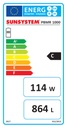 Sunsystem PBM R1 1000 fűtési puffer tartály 1 db hőcserélőve 6