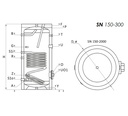 Sunsystem SN 200 indirekt használati meleg víz tartály 1 hőc 5