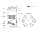 Sunsystem SN 500 indirekt használati meleg víz tartály 1 hőc 6