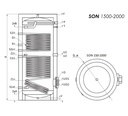 Sunsystem SON 1500 indirekt használati meleg víz tartály 2 h 5
