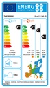 THERMEX SUR 12 WiFi oldalfali split hűtő-fűtő klíma, csepptá 17