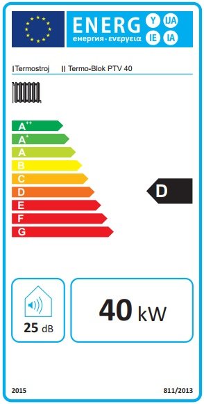 Termostroj Termo Blok PTV 40 kW elektromos kazán központi fű 6