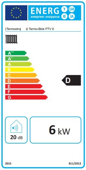 Termostroj Termo Blok PTV 6 kW elektromos kazán központi fűt 6