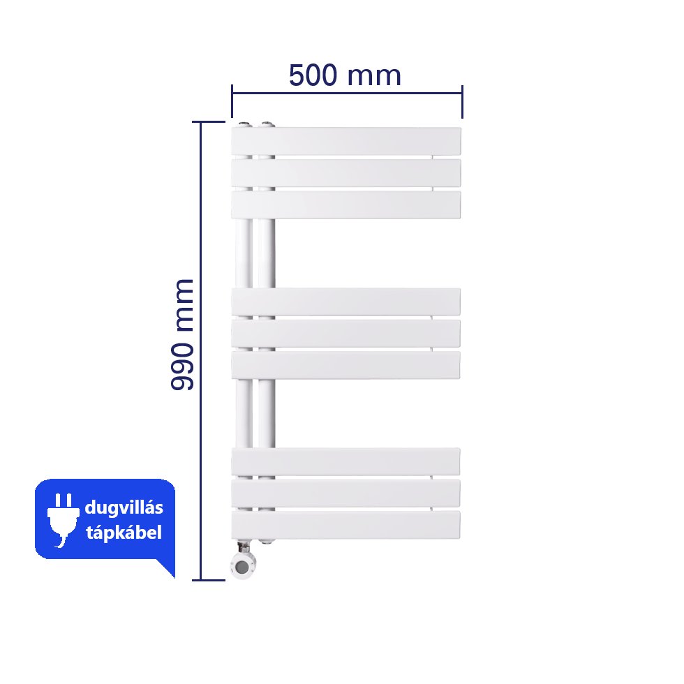WENTOREX Asymmetric Electric 400 Watt elektromos törölközősz 7