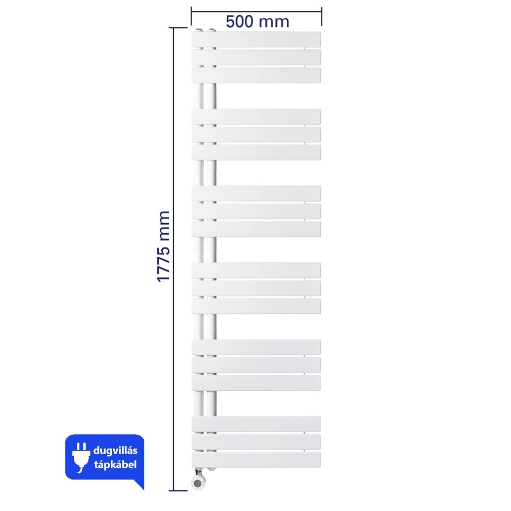 WENTOREX Asymmetric Electric 900 Watt elektromos törölközősz 7