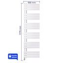WENTOREX Asymmetric Electric 900 Watt elektromos törölközősz 7